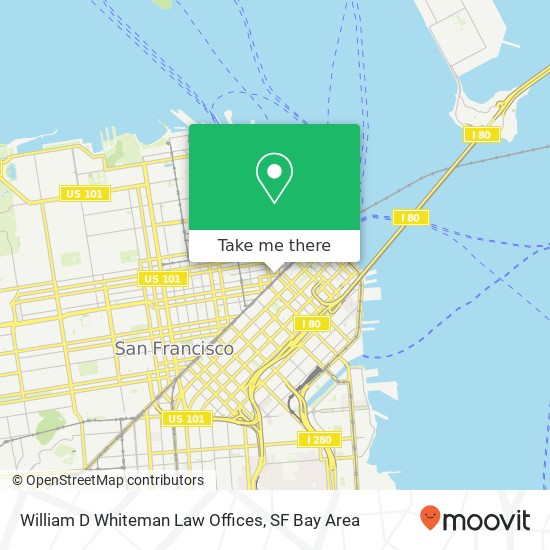 Mapa de William D Whiteman Law Offices