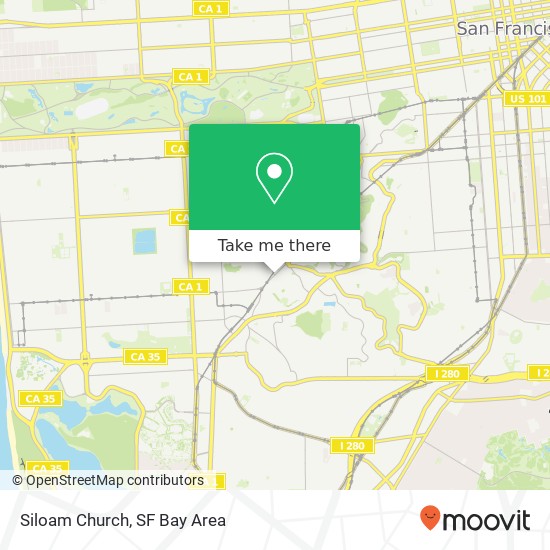 Siloam Church map