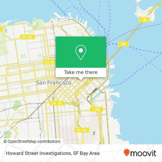 Howard Street Investigations map