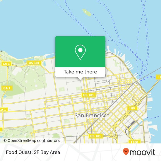 Food Quest map