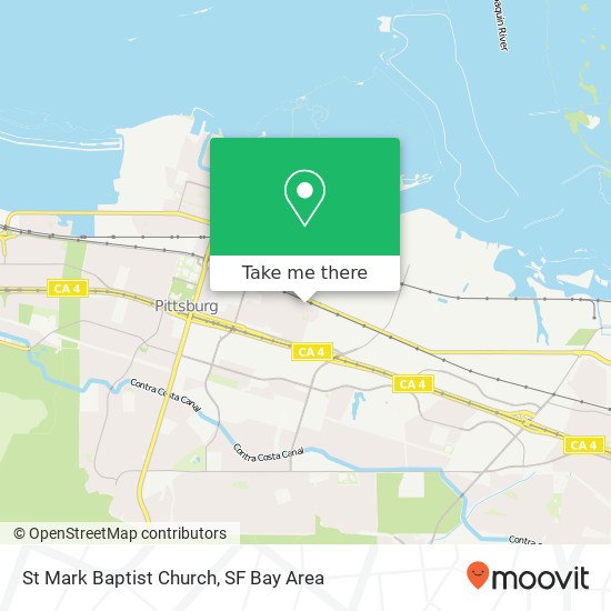 St Mark Baptist Church map