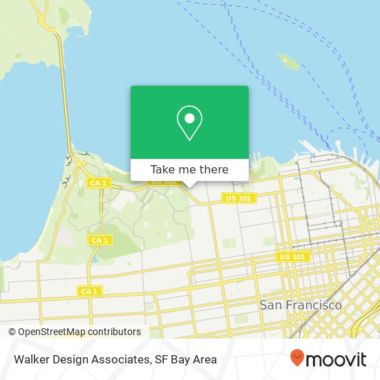 Walker Design Associates map
