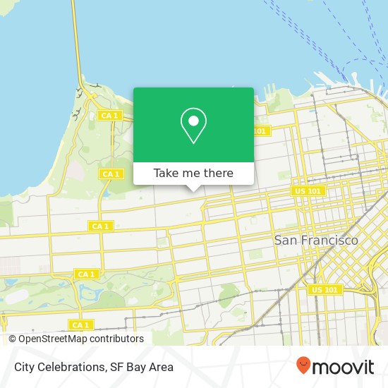 City Celebrations map