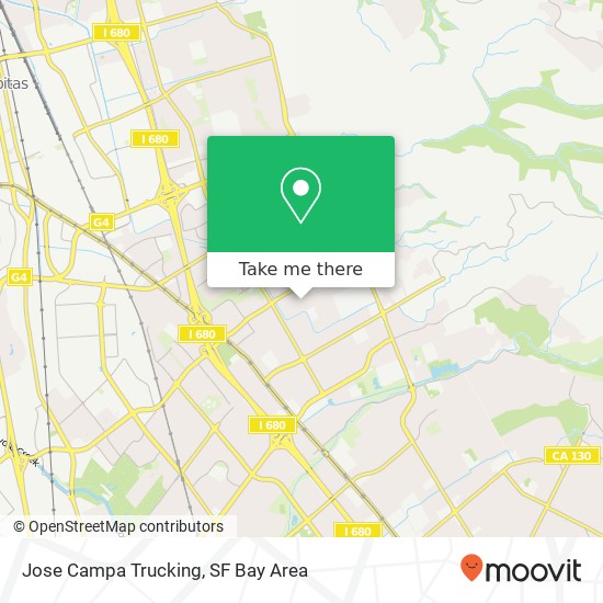 Jose Campa Trucking map