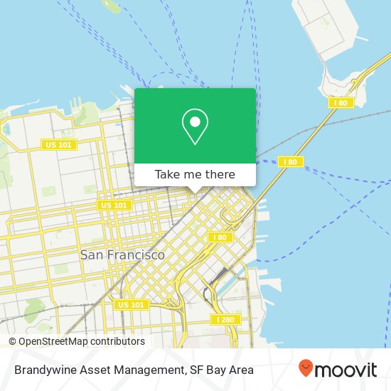Mapa de Brandywine Asset Management