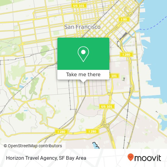 Mapa de Horizon Travel Agency