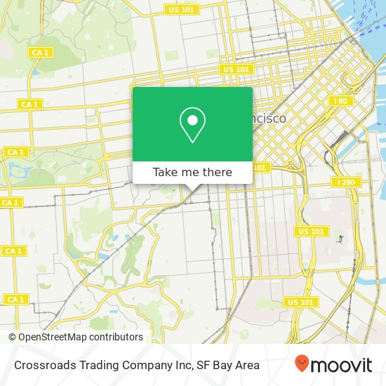 Crossroads Trading Company Inc map