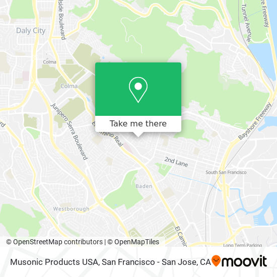 Musonic Products USA map