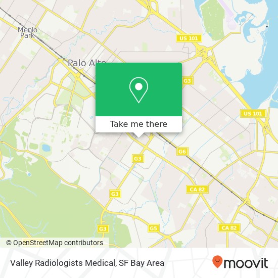 Valley Radiologists Medical map