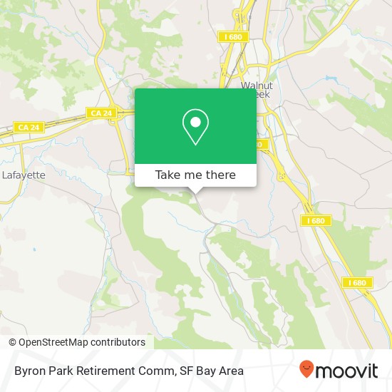 Mapa de Byron Park Retirement Comm