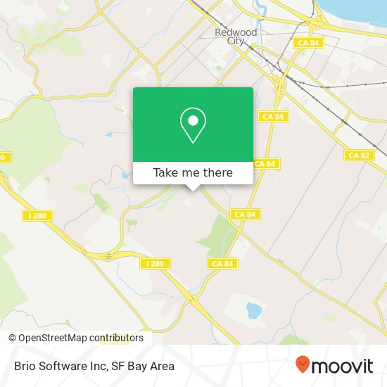 Brio Software Inc map