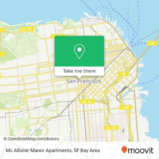 Mc Allister Manor Apartments map