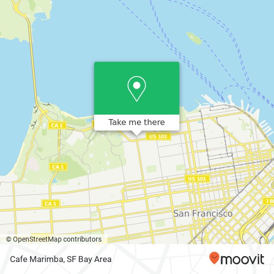 Mapa de Cafe Marimba
