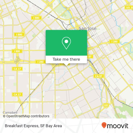 Mapa de Breakfast Express