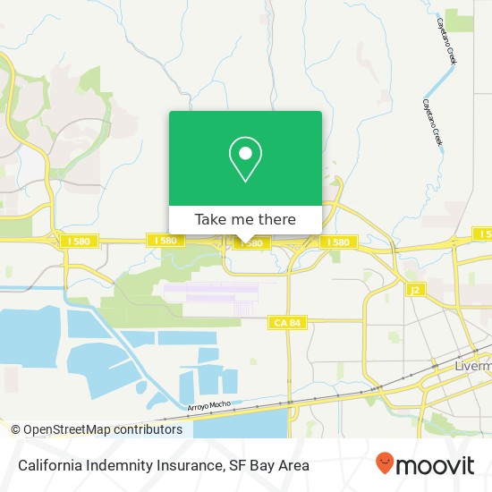 Mapa de California Indemnity Insurance