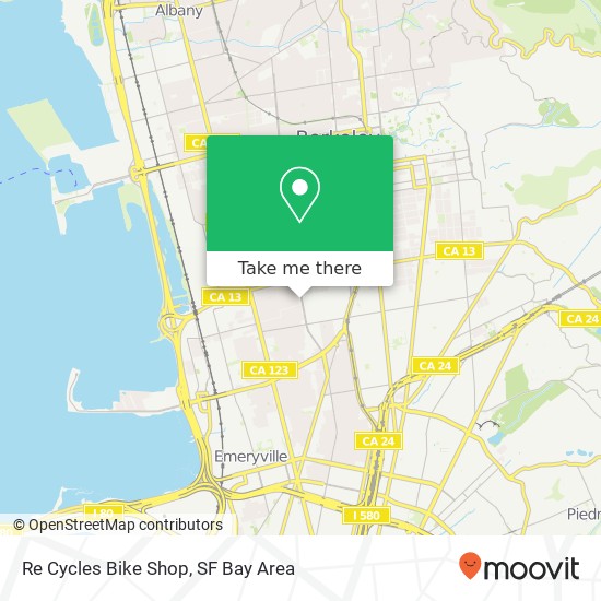 Mapa de Re Cycles Bike Shop