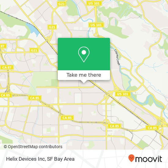 Mapa de Helix Devices Inc