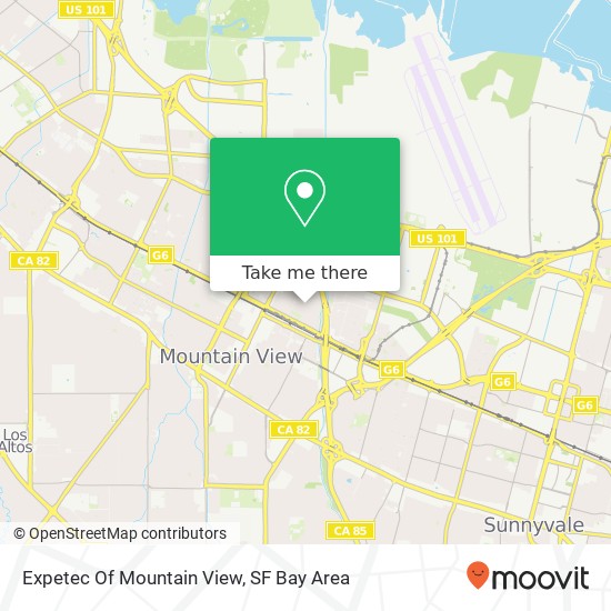 Expetec Of Mountain View map