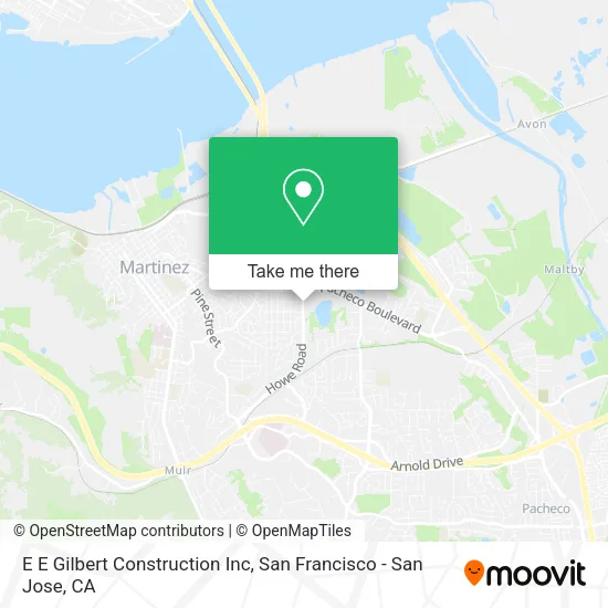 E E Gilbert Construction Inc map