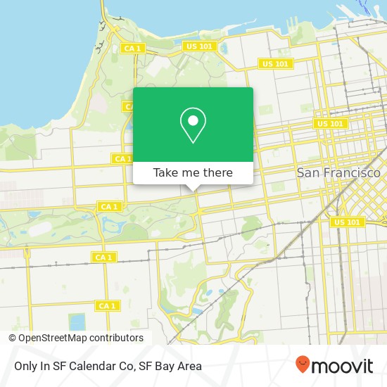 Only In SF Calendar Co map