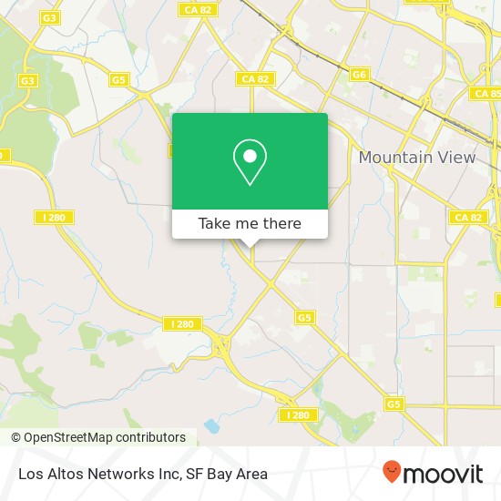 Los Altos Networks Inc map