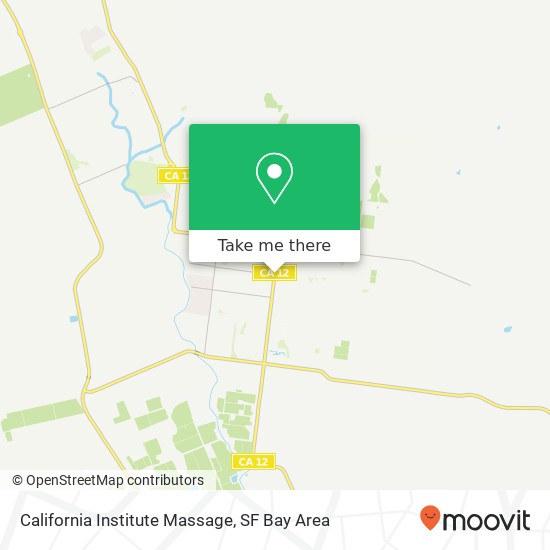 California Institute Massage map