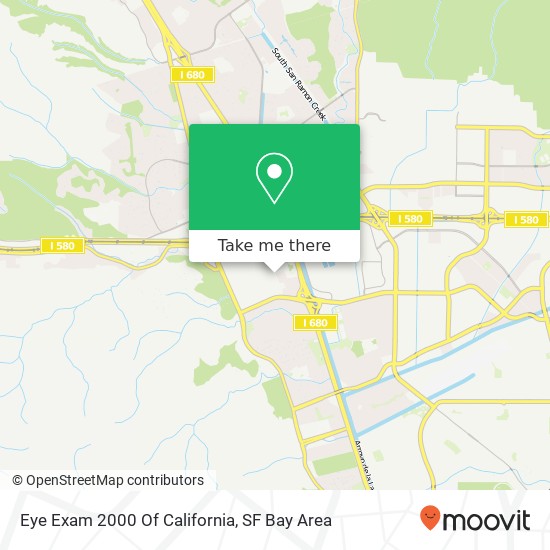 Eye Exam 2000 Of California map
