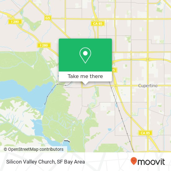 Silicon Valley Church map