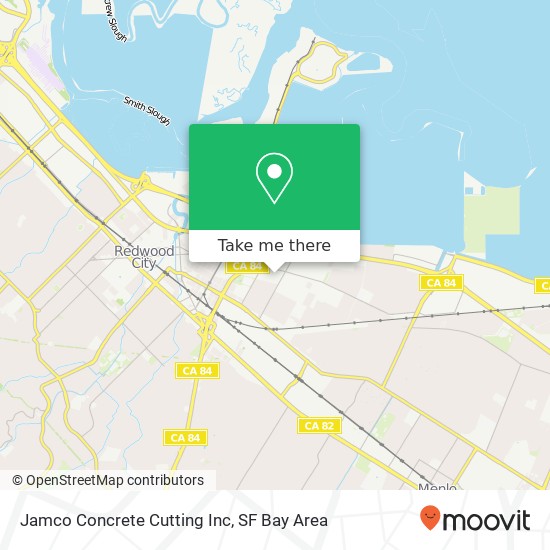 Mapa de Jamco Concrete Cutting Inc