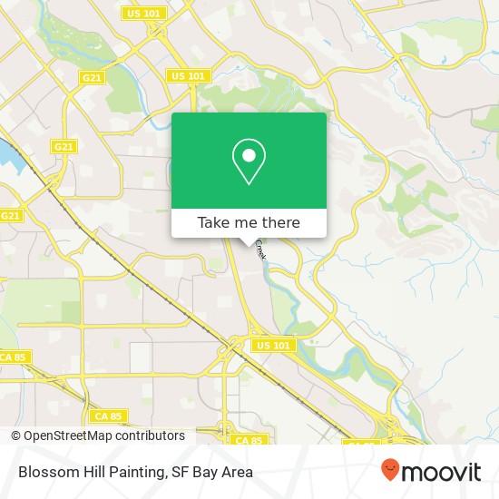 Blossom Hill Painting map