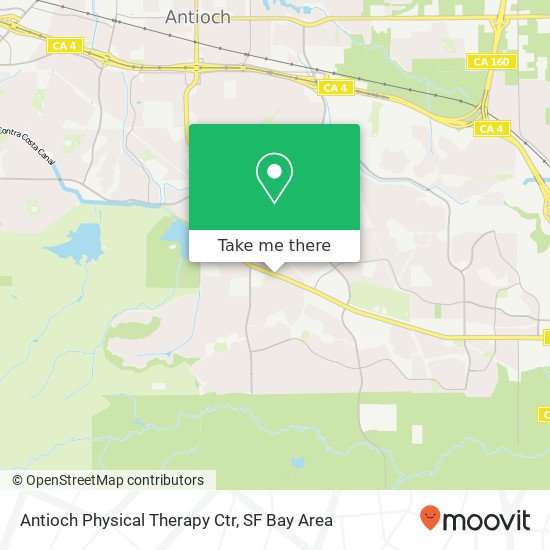 Antioch Physical Therapy Ctr map