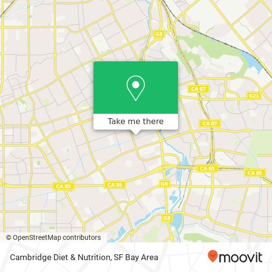 Cambridge Diet & Nutrition map