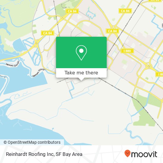 Mapa de Reinhardt Roofing Inc