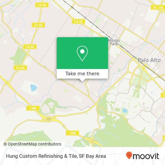 Mapa de Hung Custom Refinishing & Tile