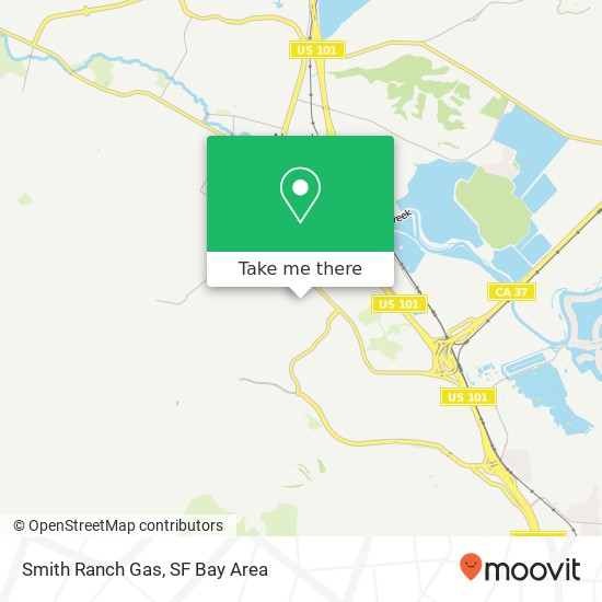 Smith Ranch Gas map