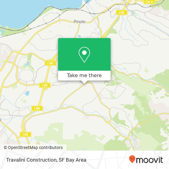 Travalini Construction map