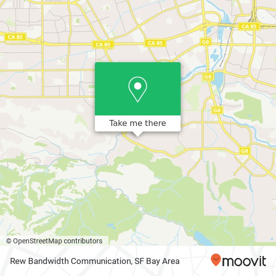 Mapa de Rew Bandwidth Communication