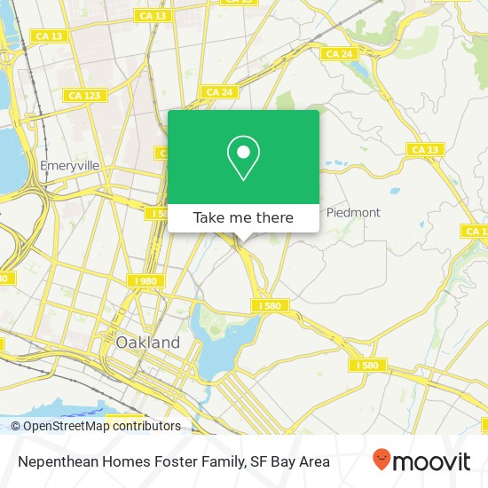 Nepenthean Homes Foster Family map