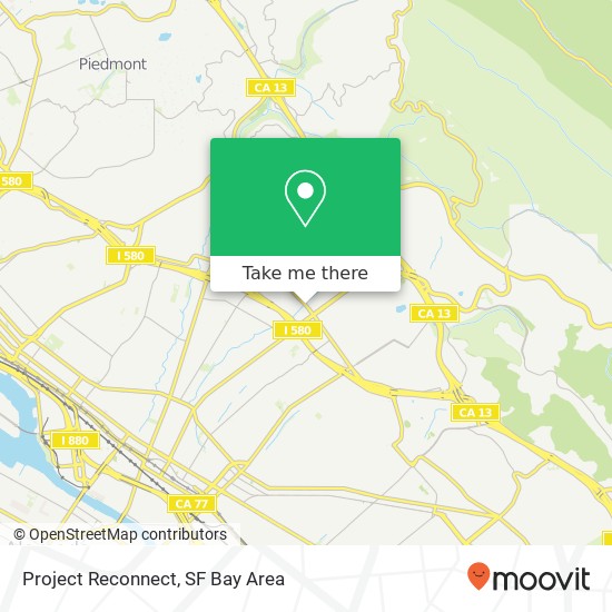 Project Reconnect map