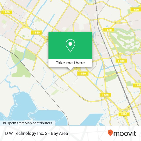 D W Technology Inc map