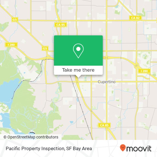 Pacific Property Inspection map