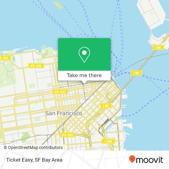 Ticket Easy map