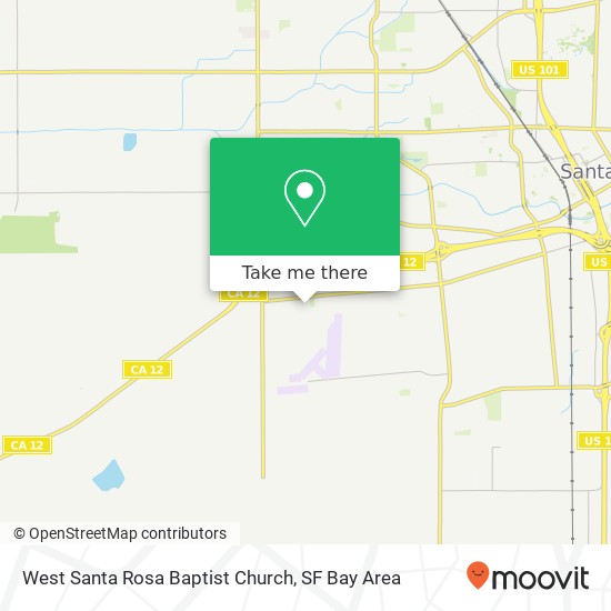 Mapa de West Santa Rosa Baptist Church