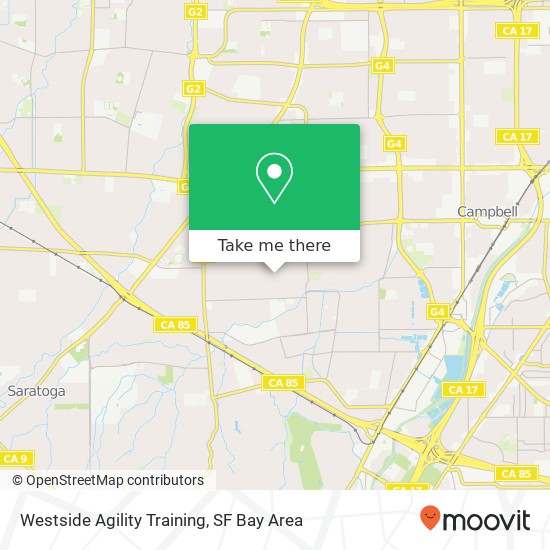 Mapa de Westside Agility Training