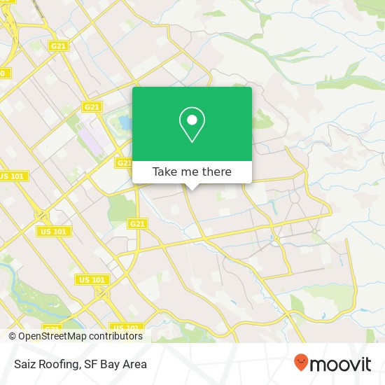 Saiz Roofing map