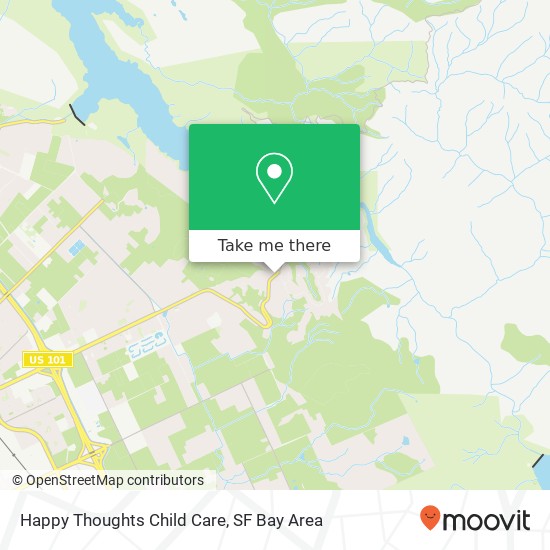 Happy Thoughts Child Care map