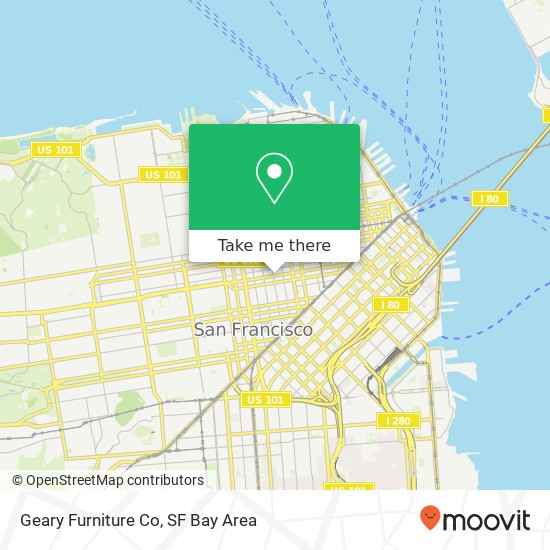 Geary Furniture Co map