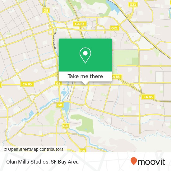 Mapa de Olan Mills Studios