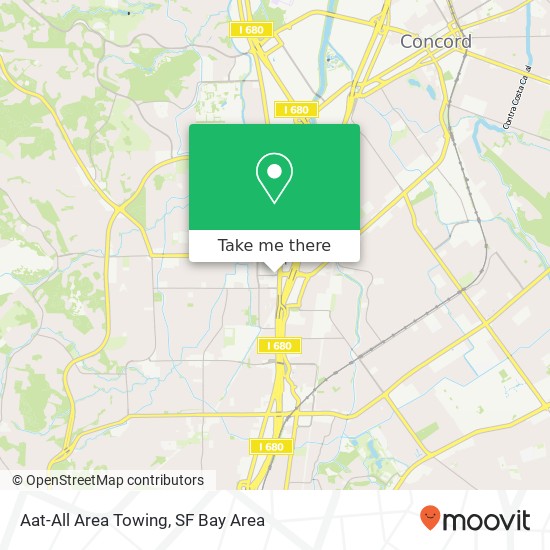 Aat-All Area Towing map