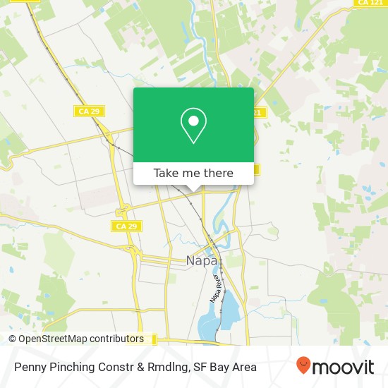 Penny Pinching Constr & Rmdlng map